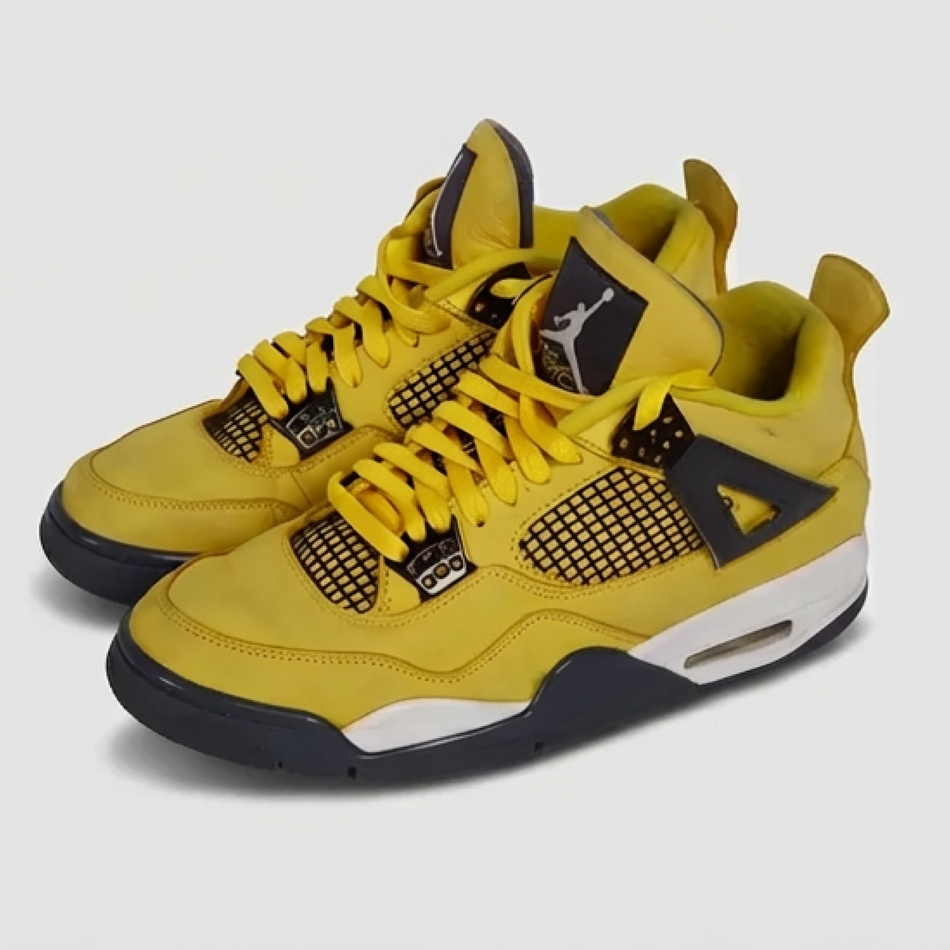 Jordan 4 Retro Lightning (2021) - Pre-worn - UK9 / US10